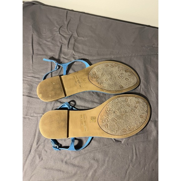 Women's 9 Chinese Laundry Blue Bedazzled Sandals - Picture 5 of 8